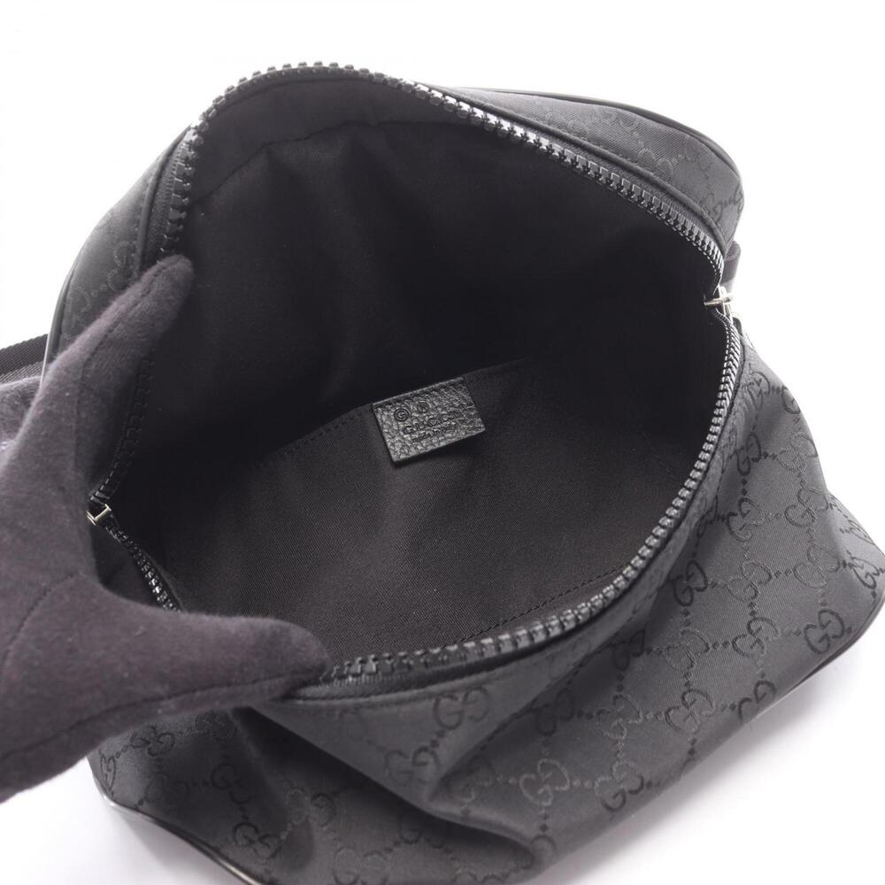 GUCCI Black Leather Fanny Pack - Picture 3 of 5